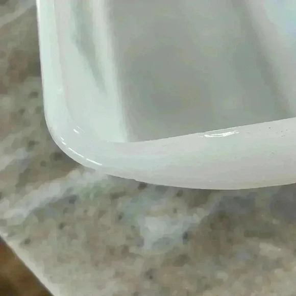 Glasbake Blueberry Loaf Dish 1-1/2 Qt. vintage Made in the USA. #522 - Picture 7 of 11